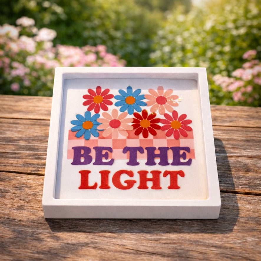 Keramik Untersetzer | Be the light
