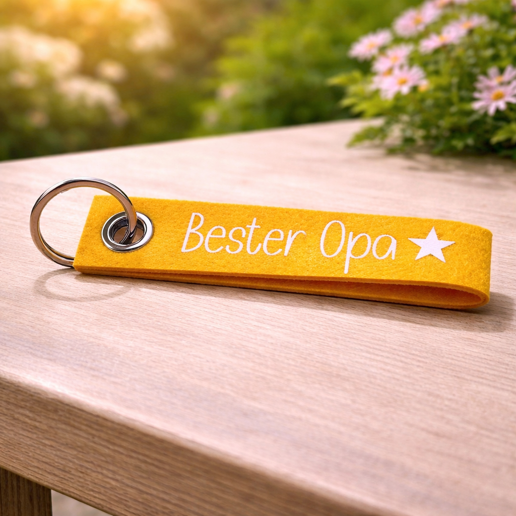 Filz Schlüsselanhänger – Bester Opa