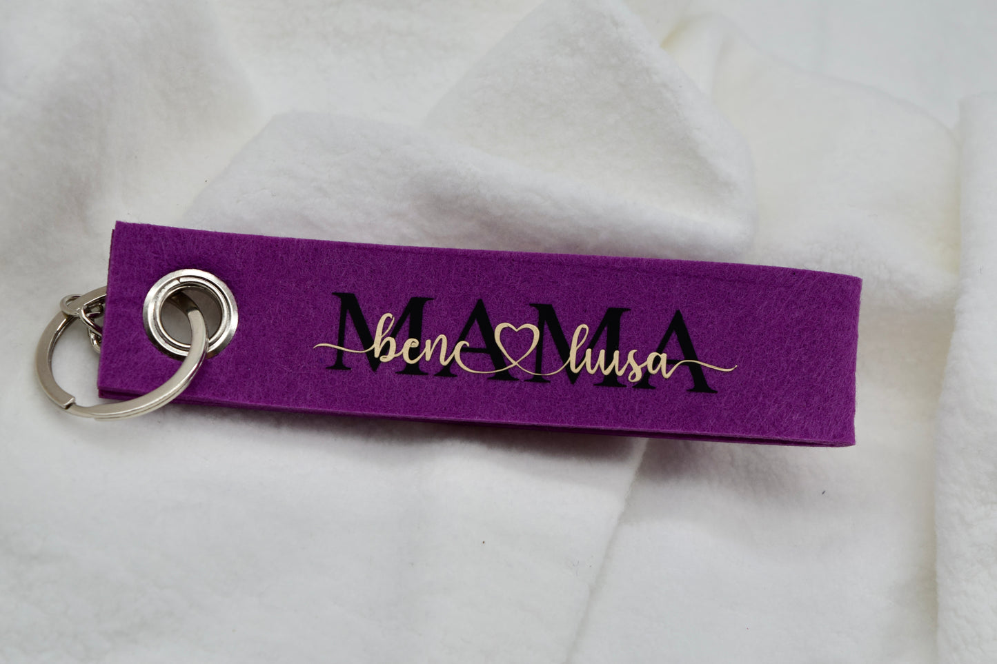 Personalisierter Schlüsselanhänger für Mama – Beste Mama oder mit Kindernamen – Geschenk zum Muttertag oder einfach so