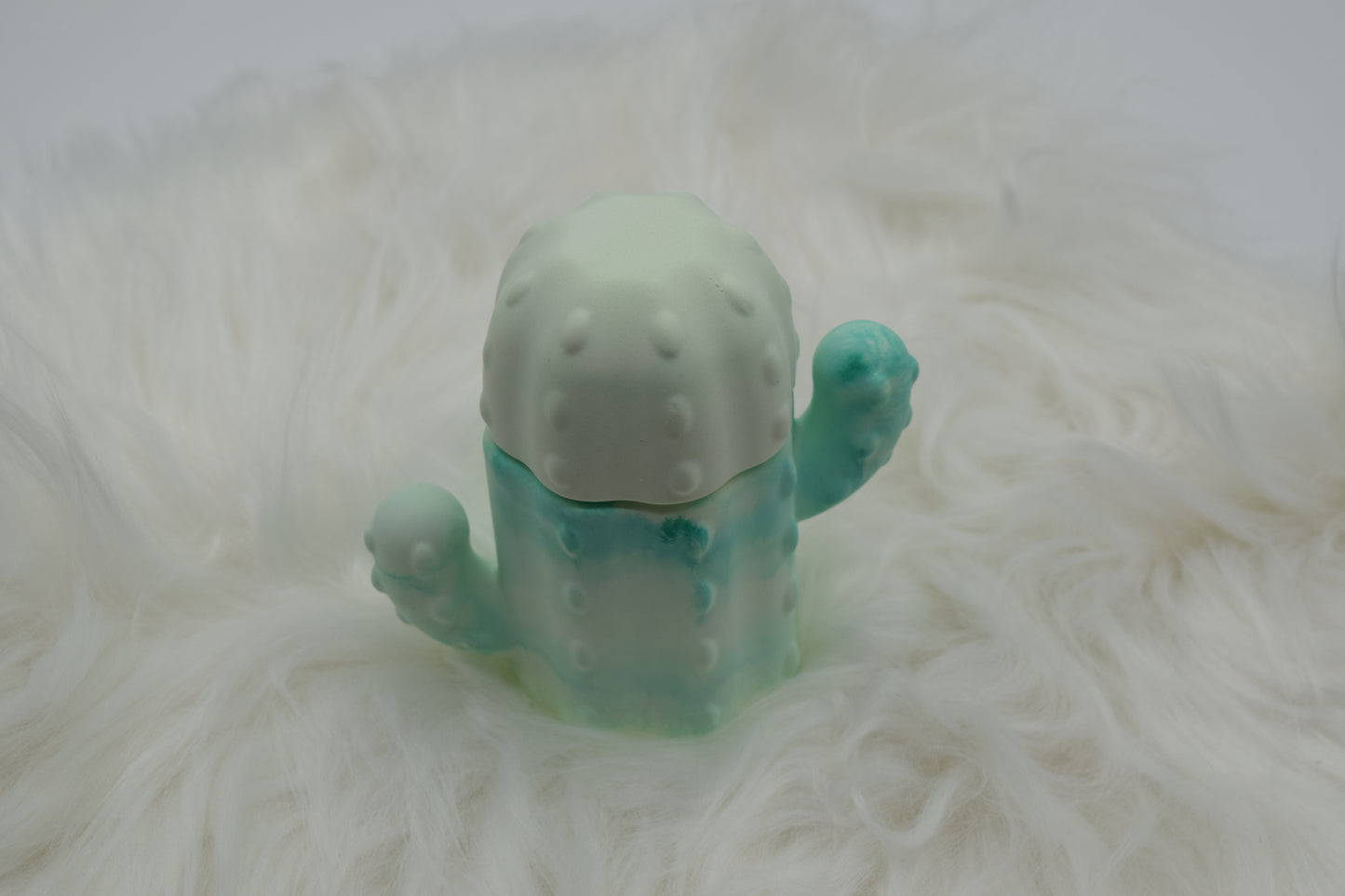 Kerzenhalter Kaktus aus Gießpulver – handgegossen & einzigartig