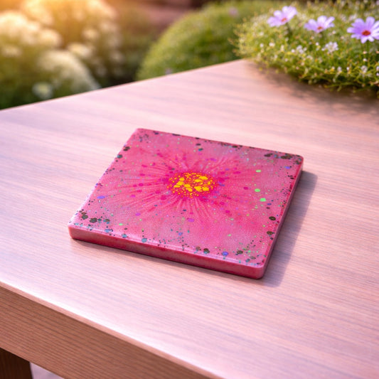 Handgemachte Untersetzter aus Resin