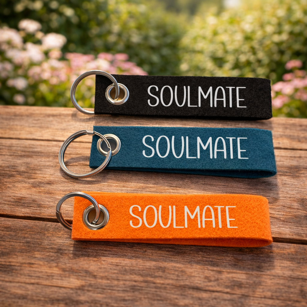 Filz Schlüsselanhänger – SOULMATE