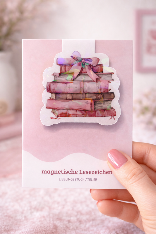Magnetisches Lesezeichen Bücher Schleife