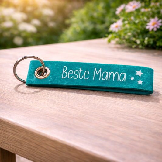 Filz Schlüsselanhänger – Beste Mama