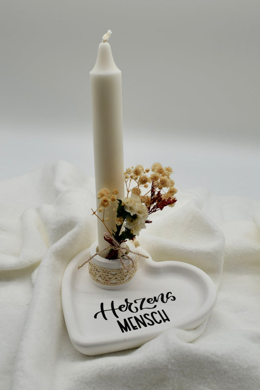 Kerzenteller Herzensmensch