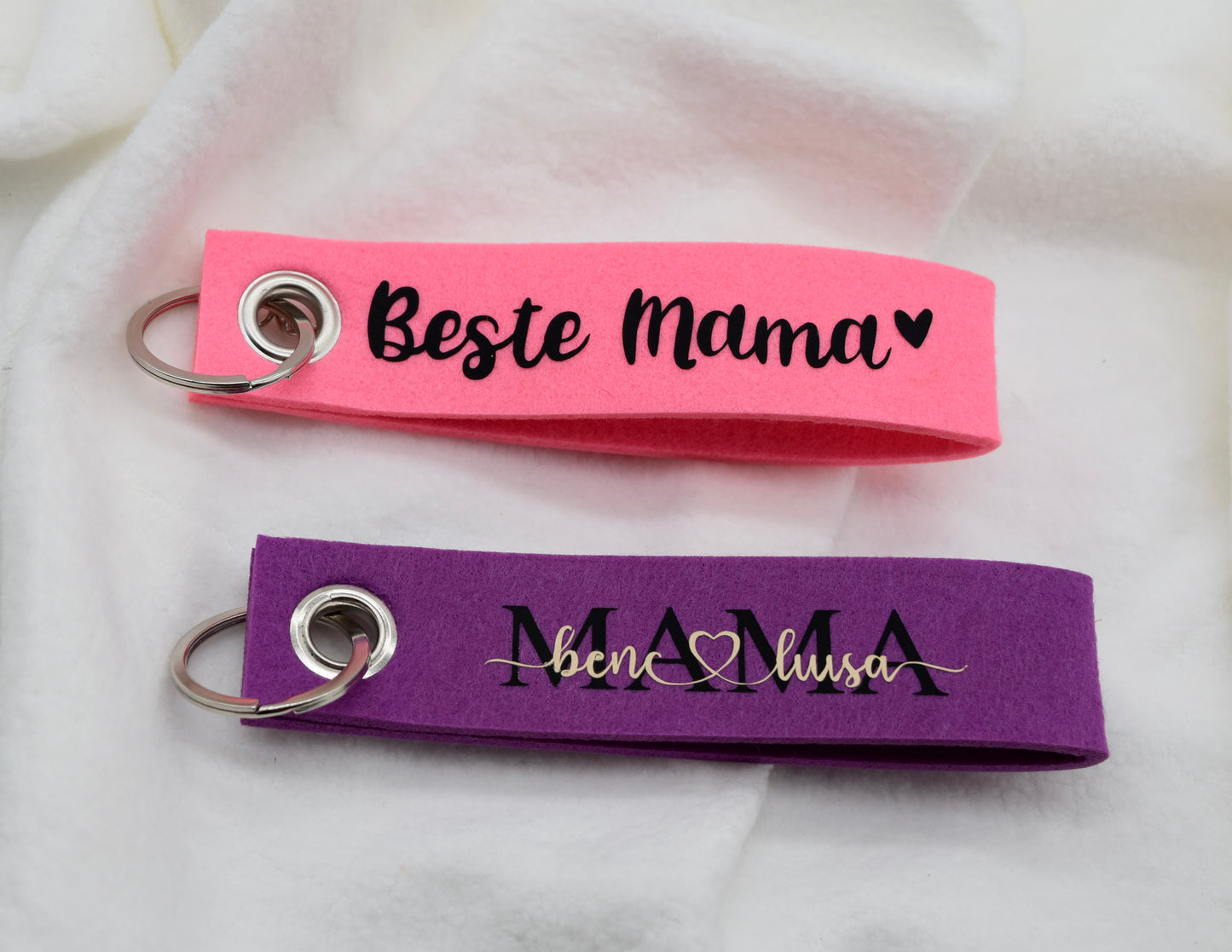 Personalisierter Schlüsselanhänger für Mama – Beste Mama oder mit Kindernamen – Geschenk zum Muttertag oder einfach so
