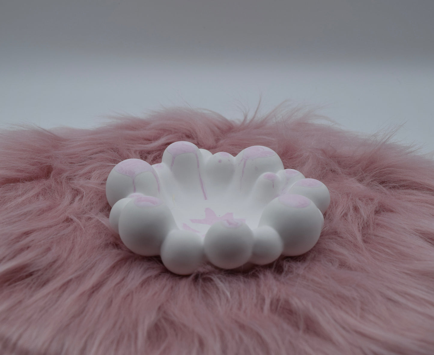 Bubble-Schale aus Gießpulver – Handgemachte Schmuckablage & Kerzenhalter – Moderne Deko