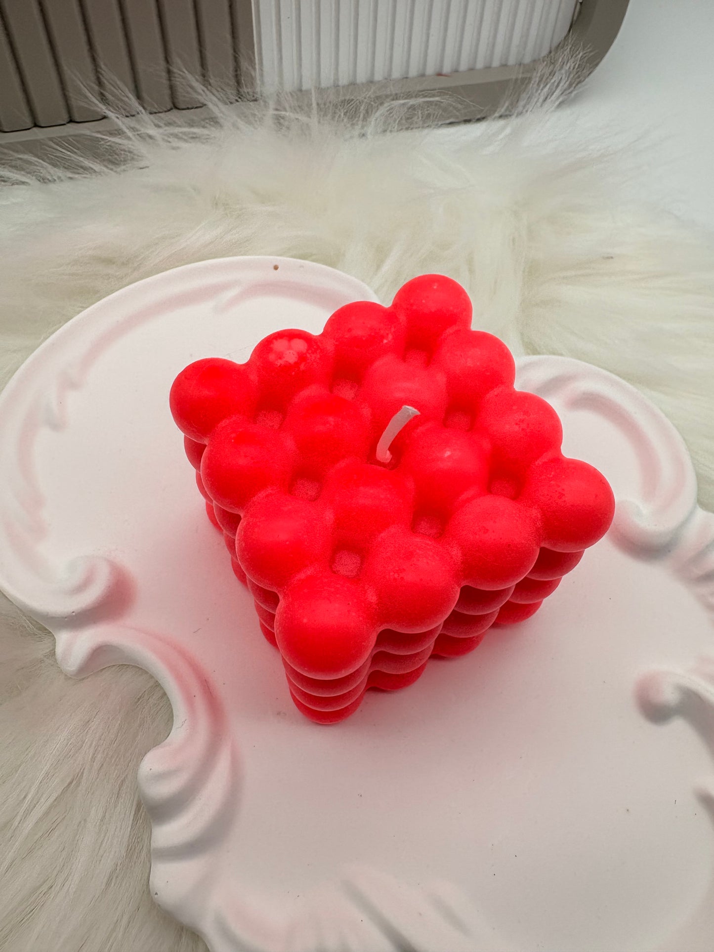 Bubble Kerze – Handgemachte Bubble-Kerze aus Sojawachs