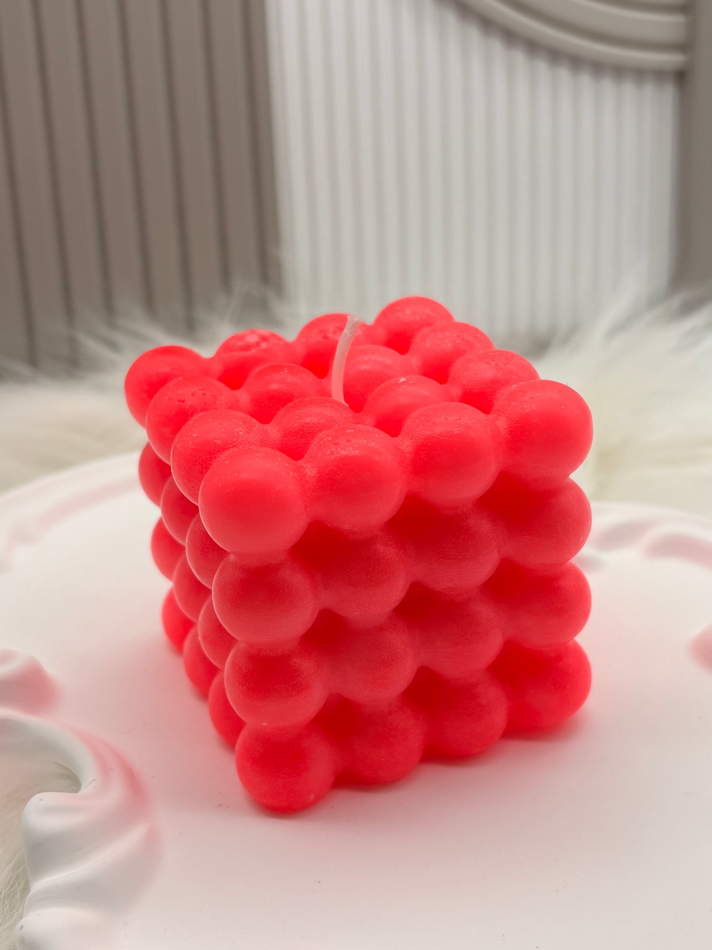 Bubble Kerze – Handgemachte Bubble-Kerze aus Sojawachs