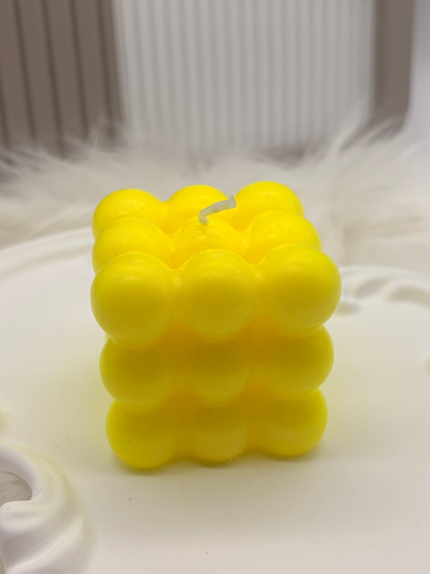 Bubble Kerze – Handgemachte Bubble-Kerze aus Sojawachs klein