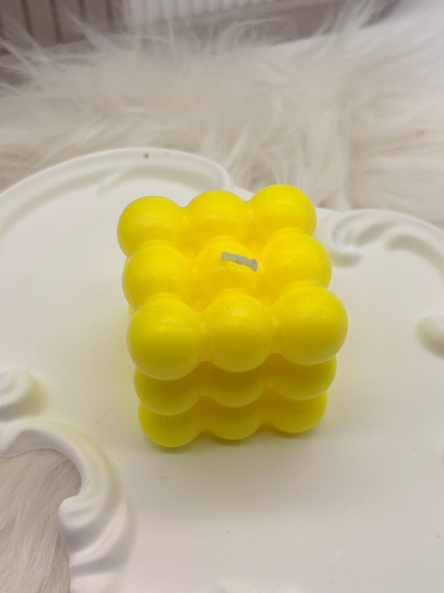 Bubble Kerze – Handgemachte Bubble-Kerze aus Sojawachs klein