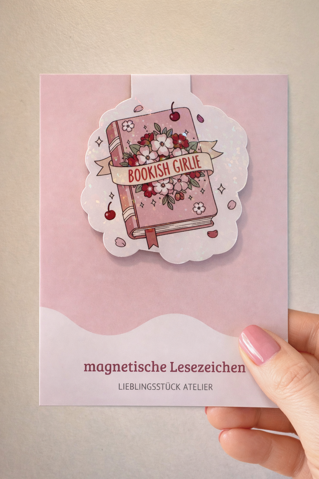 Magnetisches Lesezeichen Bookish Girlie